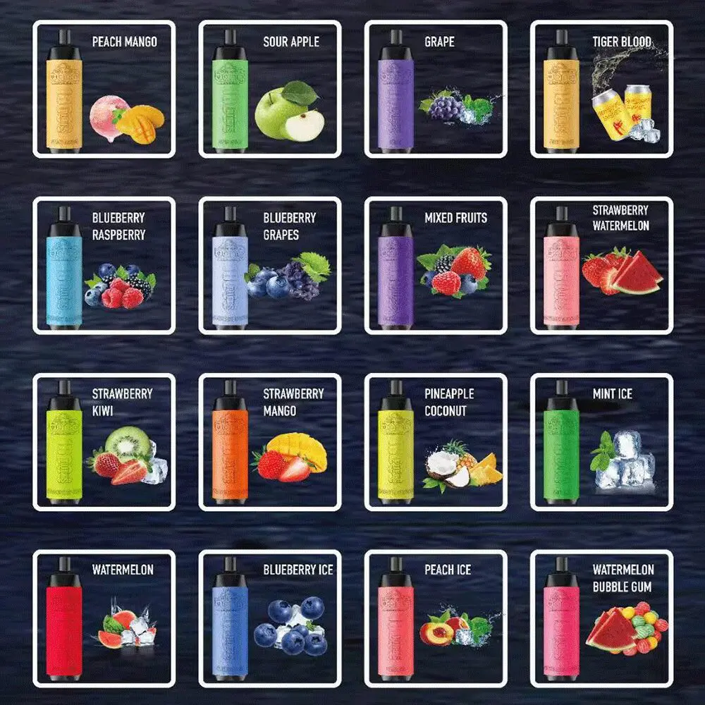 （3 pieces）Bang Crown Bar 18000 Puffs 0% 2% 3% 5% Nicotine Leather Disposable Vape Pen