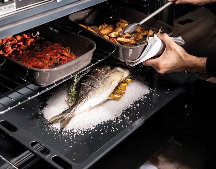 GLEM GAS - Cucina a gas AR965GI Classe A-Inox