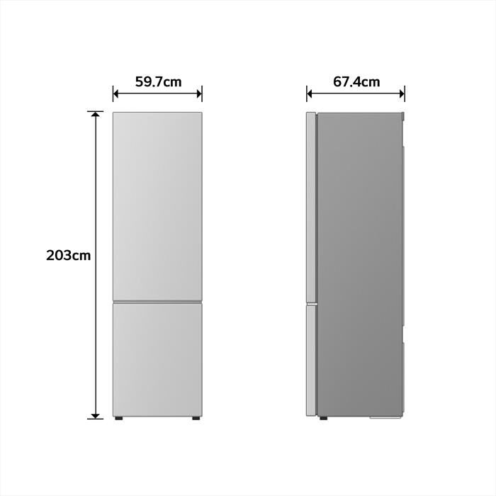 LG - GBBS322APY-Argento