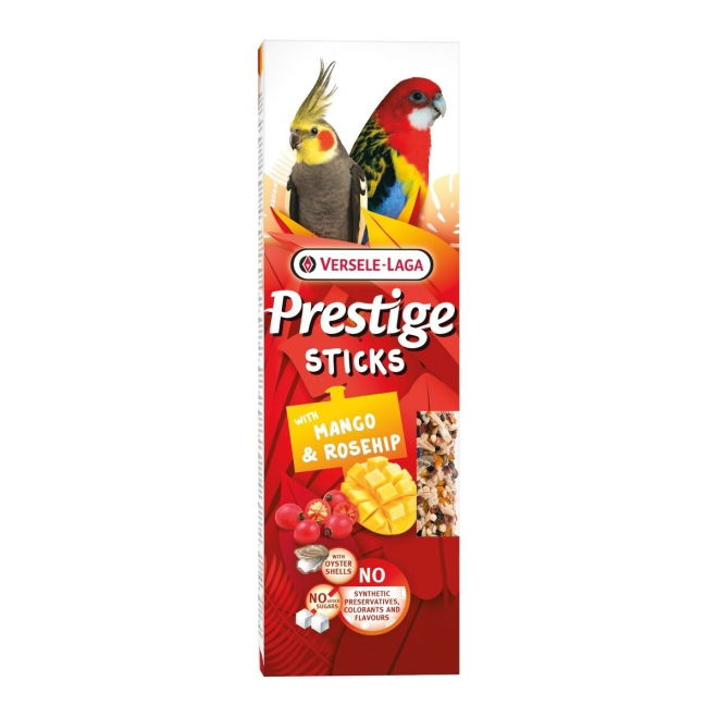 Versele-Laga Prestige Sticks Big Parakeets Mango & Nype 140 g