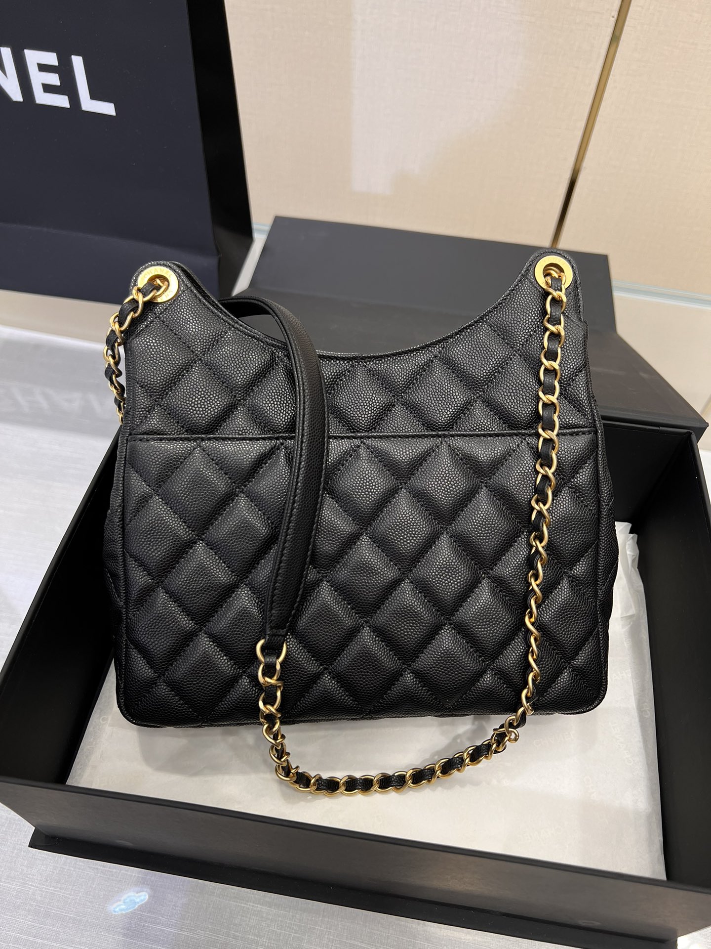 Small Hobo Shoulder Bag - Mocuir