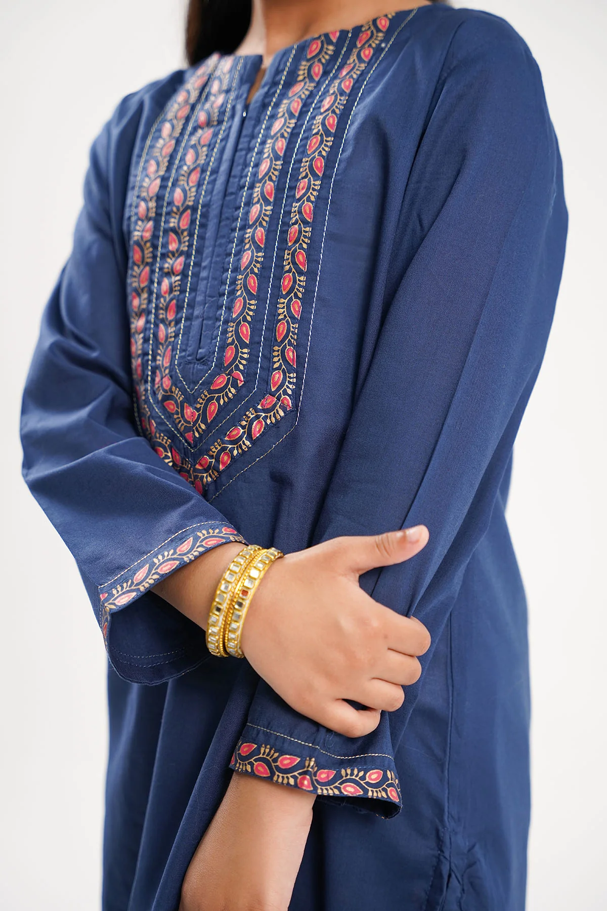Mahira Blue 2 Piece Suit - KPL01126