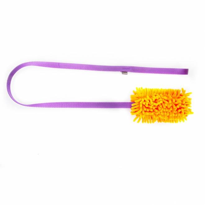 Pro Dog Mop Chaser Toy, oransj og lilla