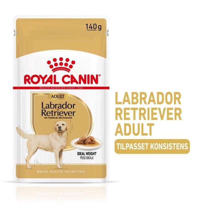 Royal Canin Labrador Retriever Adult Gravy våtfôr til hund 10x140g
