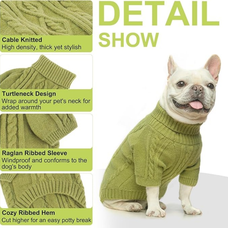 FURATTIRE Medium Dog Sweater Female Male