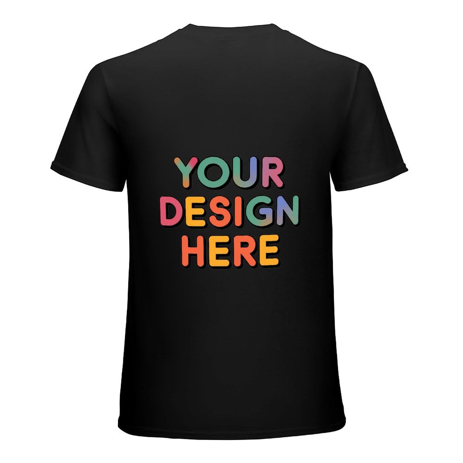 Customized Men’s T-Shirt Back Print in 100% Pure Cotton