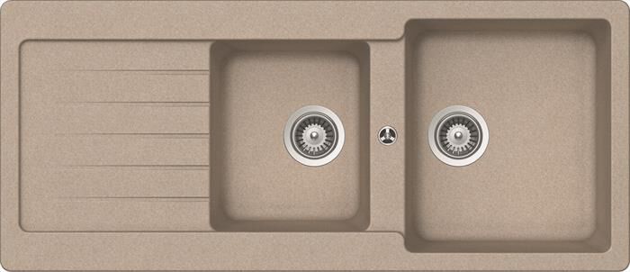 GLEM GAS - Lavello lneare LS2G16S 2 vasche-SABBIA