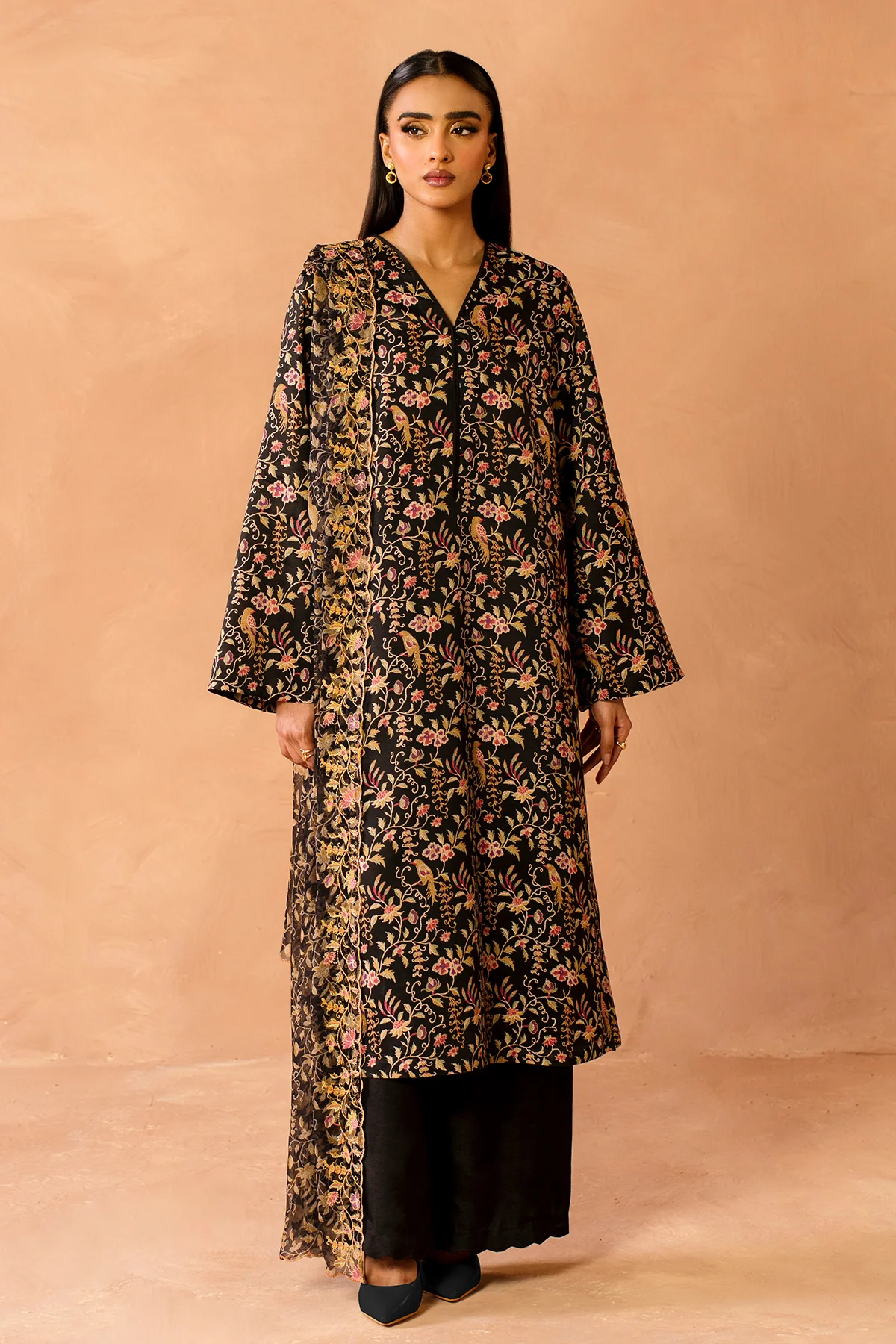 RAW SILK | EMBROIDERED