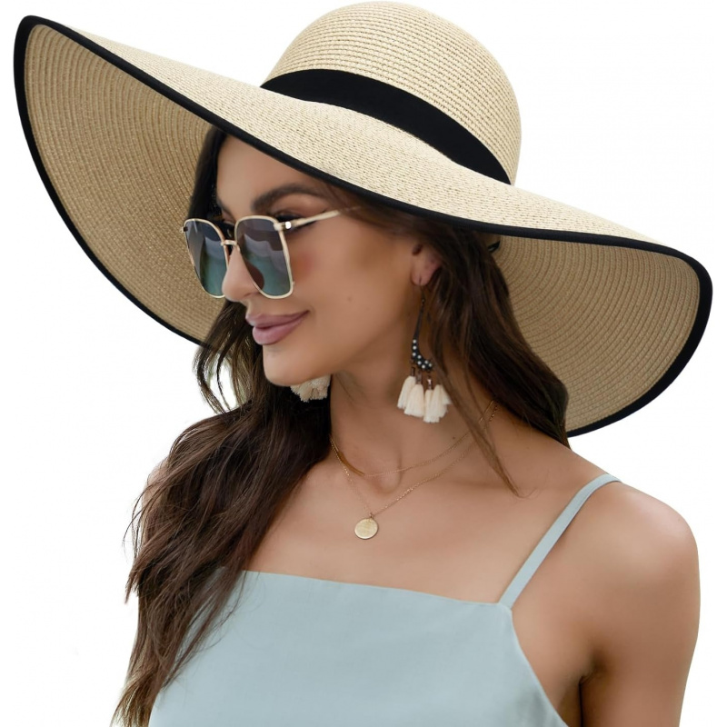 Women Wide Brim Sun Hat