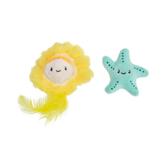Little&Bigger Deep Sea sjøstjerne & skjell 2-pack