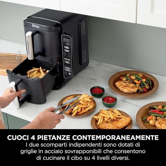 NINJA - FRIGGITRICE AD ARIA 7,6 LT SL300EU-Nero