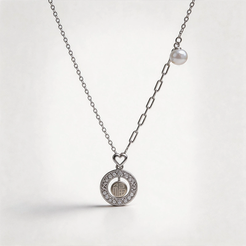 S925 Sterling Silver Freshwater Pearl Necklace