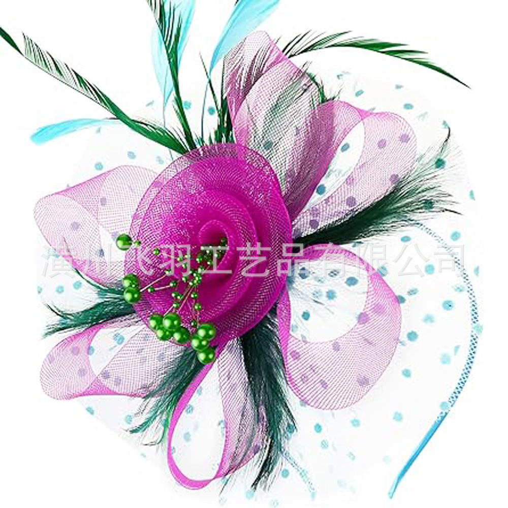 Feather hairband headdress