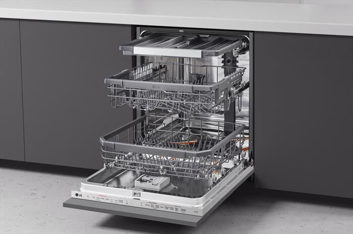 LG - Lavastoviglie QUADWASH DB365TXS Classe B 10coperti-Acciaio inossidabile