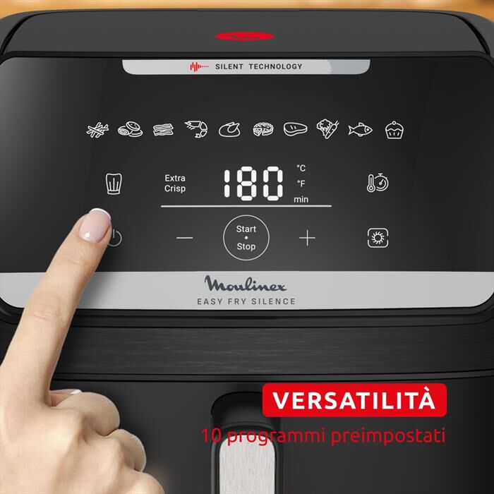 MOULINEX - Friggitrice ad aria silenziosa EZ8428F0-Nero