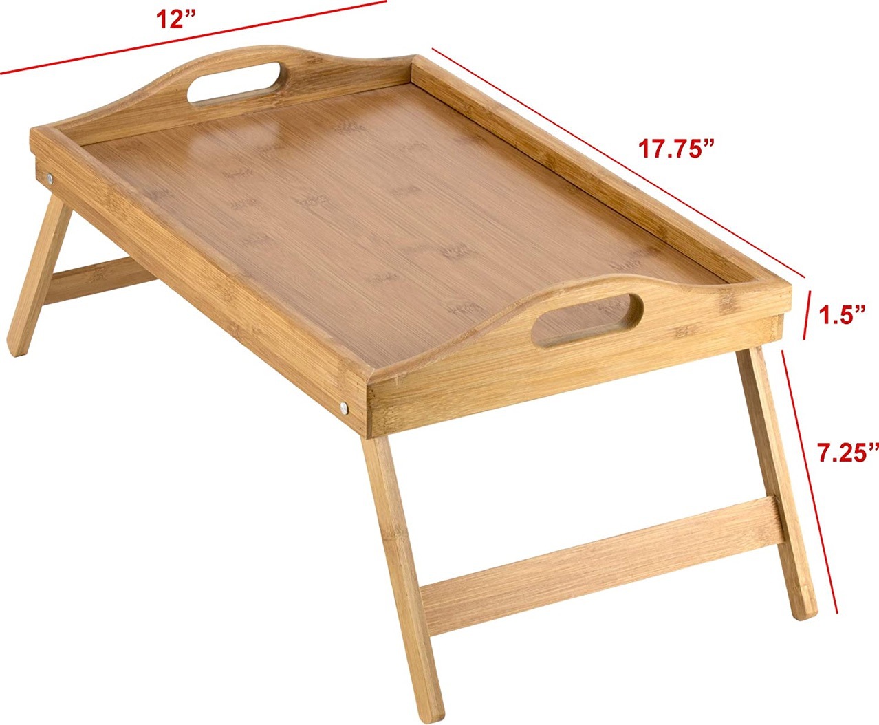 Bamboo foot tray breakfast tray fruit folding bed rectangular Japanese teahouse hotel tray