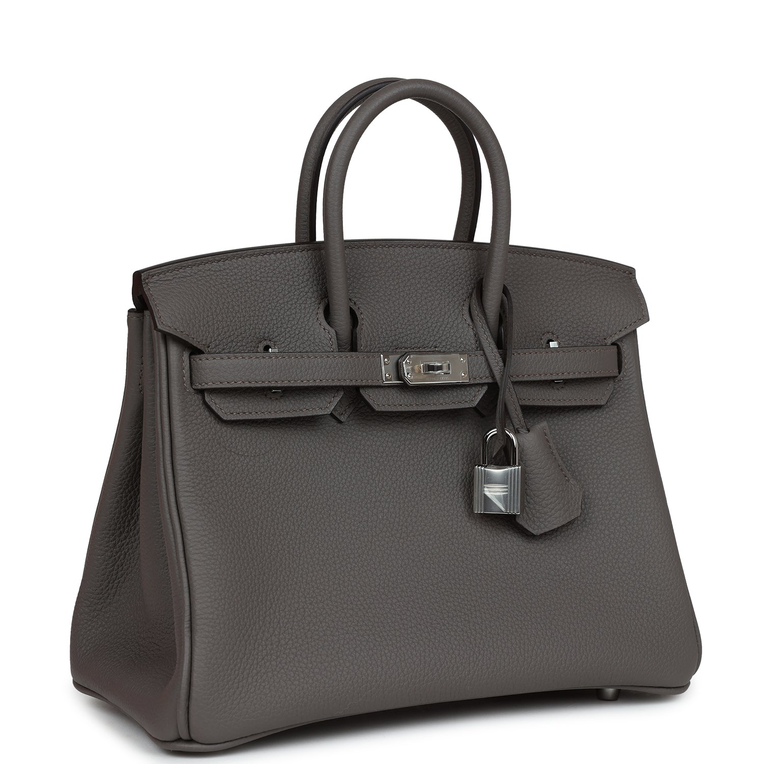 Birkin 25 Etain Togo Palladium Hardware