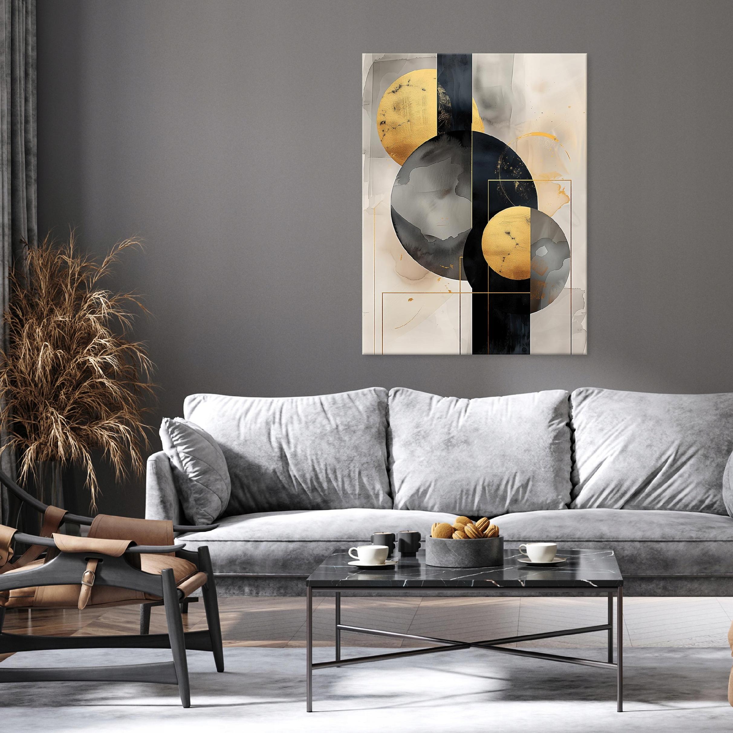 Modern abstract painting on canvas for bedroom or living room wall, 40x30