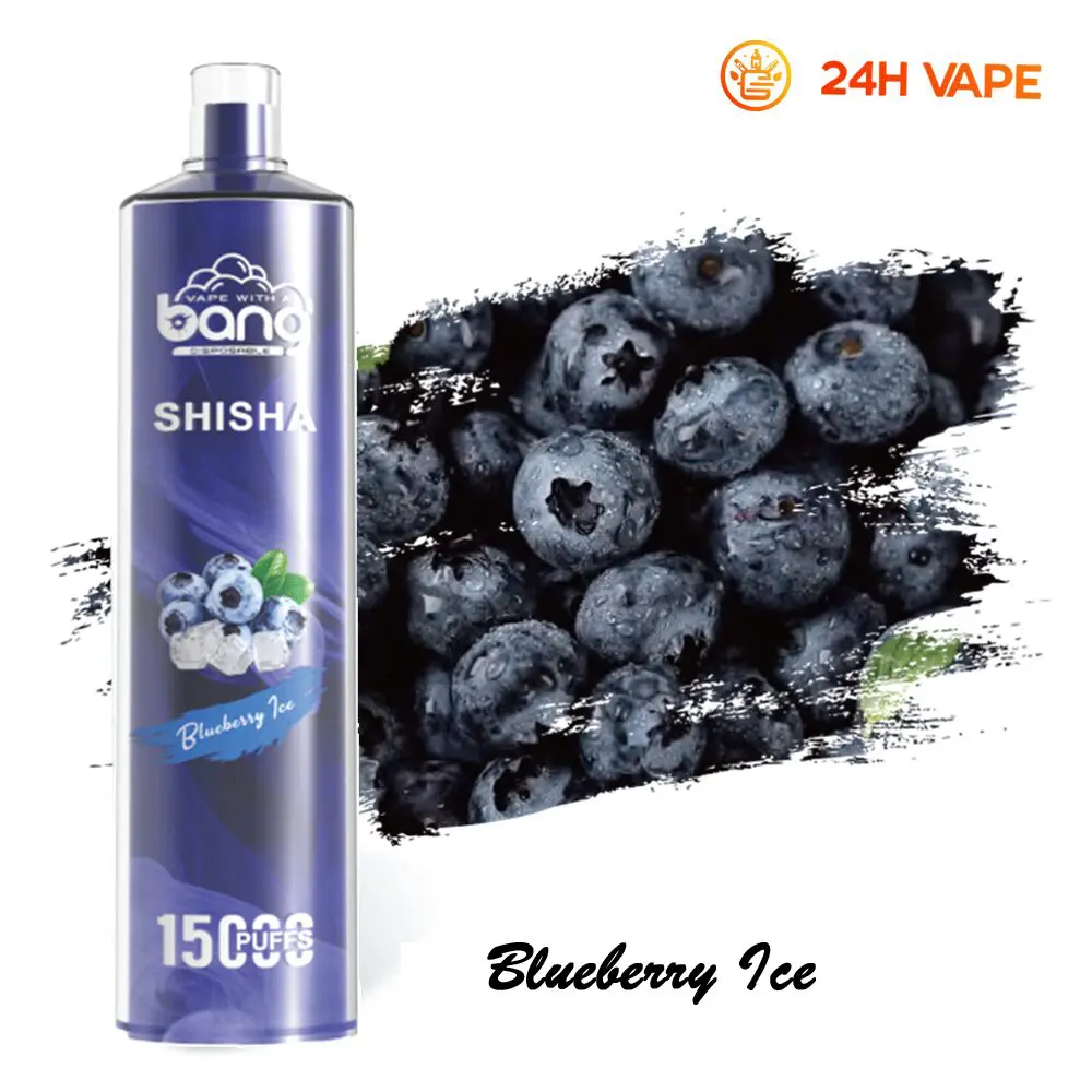 （3 pieces）Bang SHISHA 15000 Puffs Direct To Lung Disposable Electronic Cigarette New Vape Pen