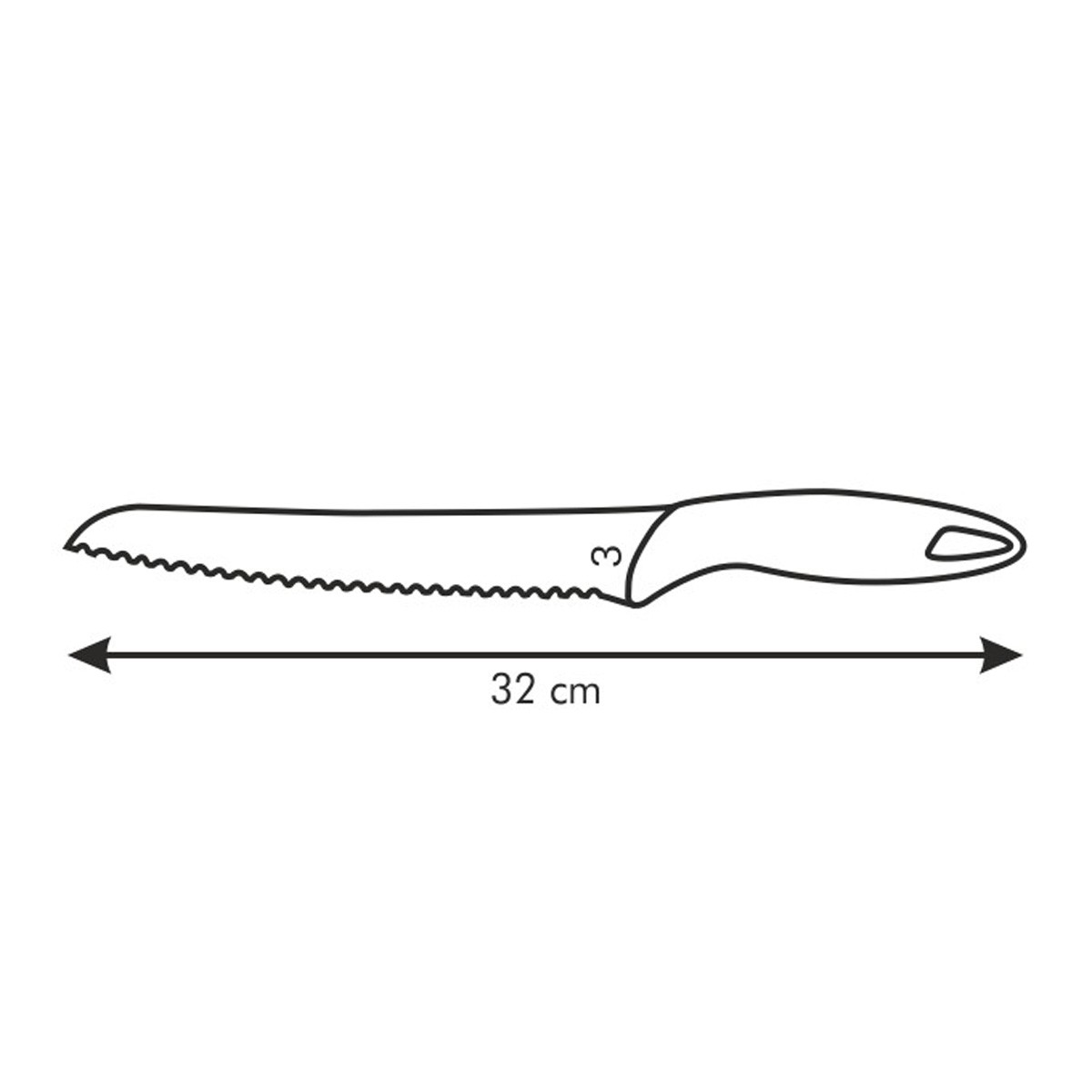 Nůž na chléb PRESTO 20 cm
