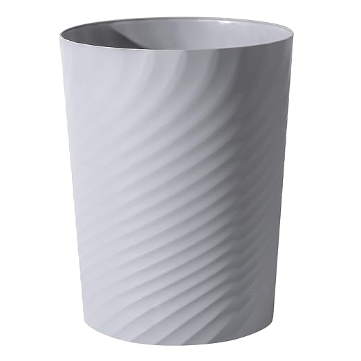 SMARTTOSS Plastic Small Trash Can Wastebasket