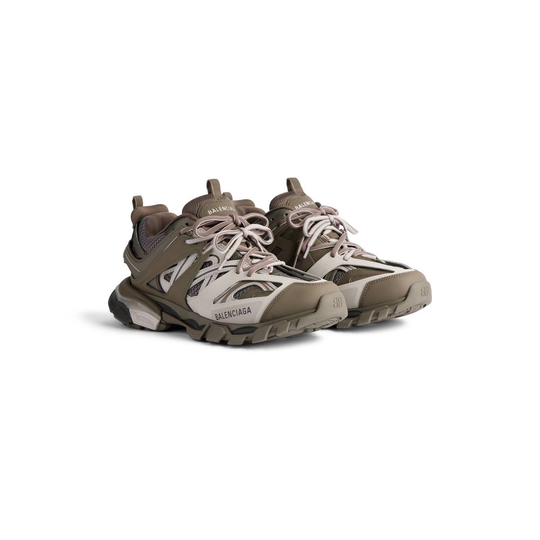 Mens Track Sneaker in Brown