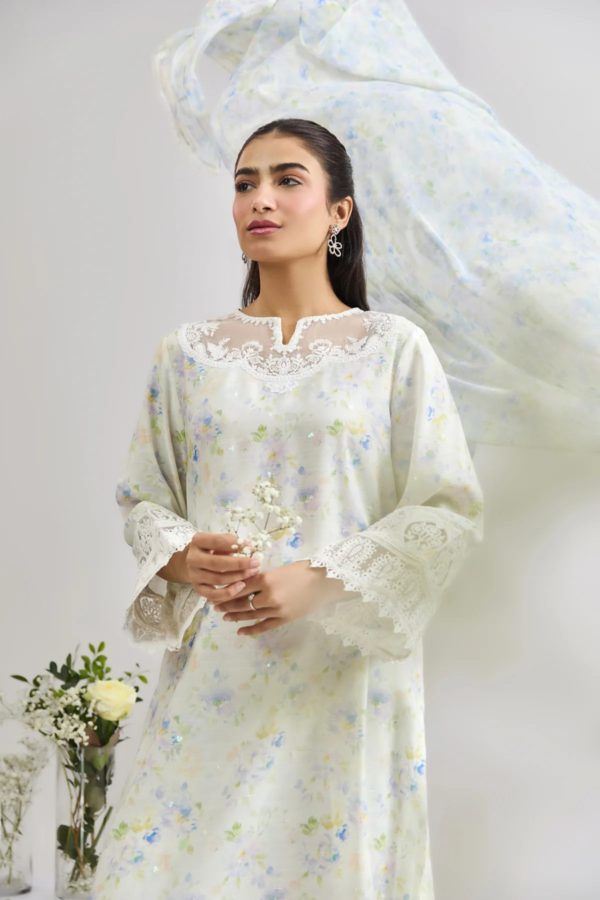 RAW SILK | EMBROIDERED