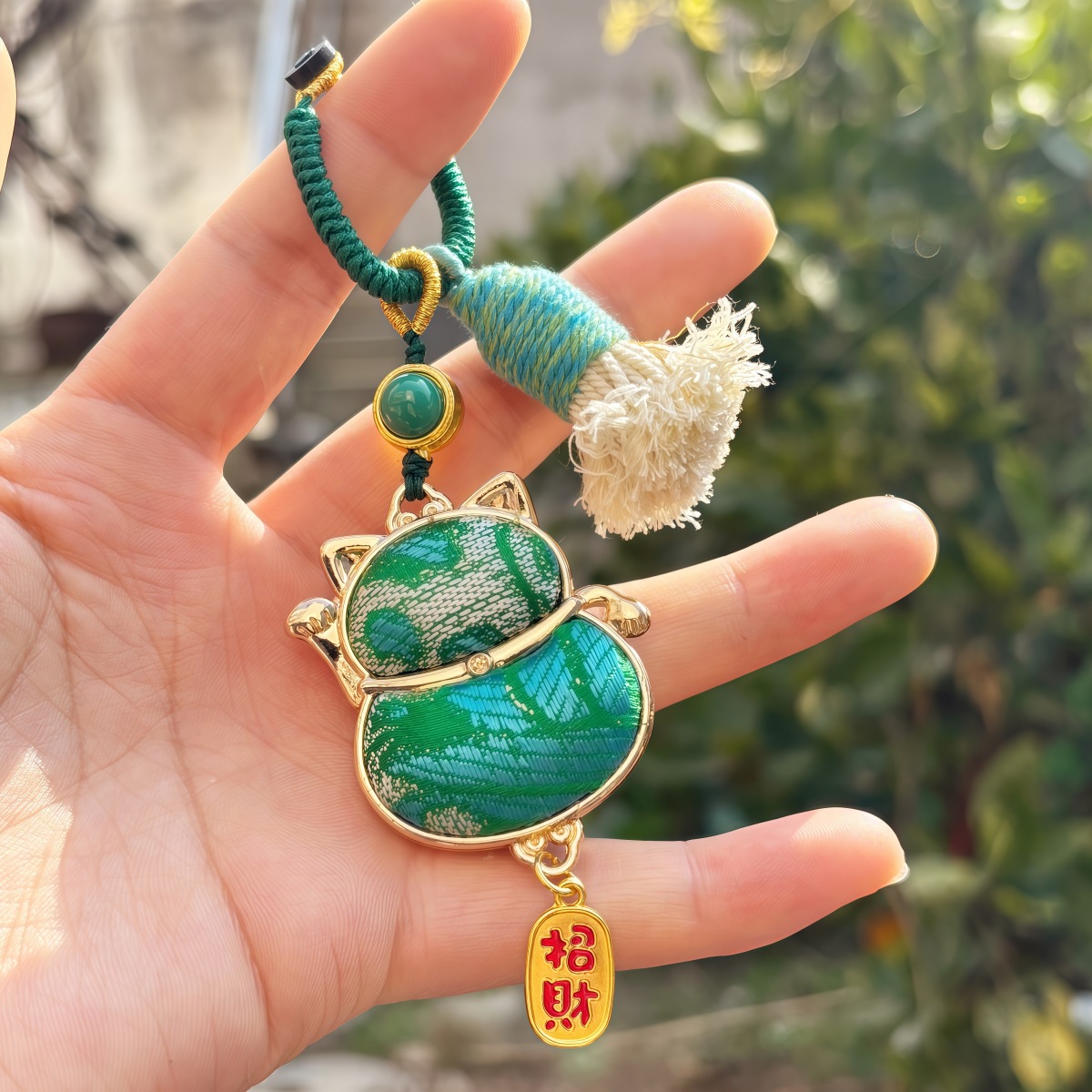 Chinese style embroidery gourd pendant decoration