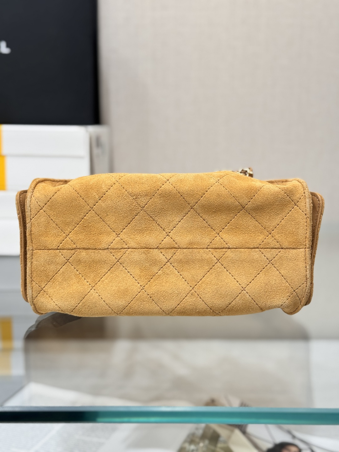 25Bag Mini Drawstring Bag（Ginger Yellow） - Mocuir