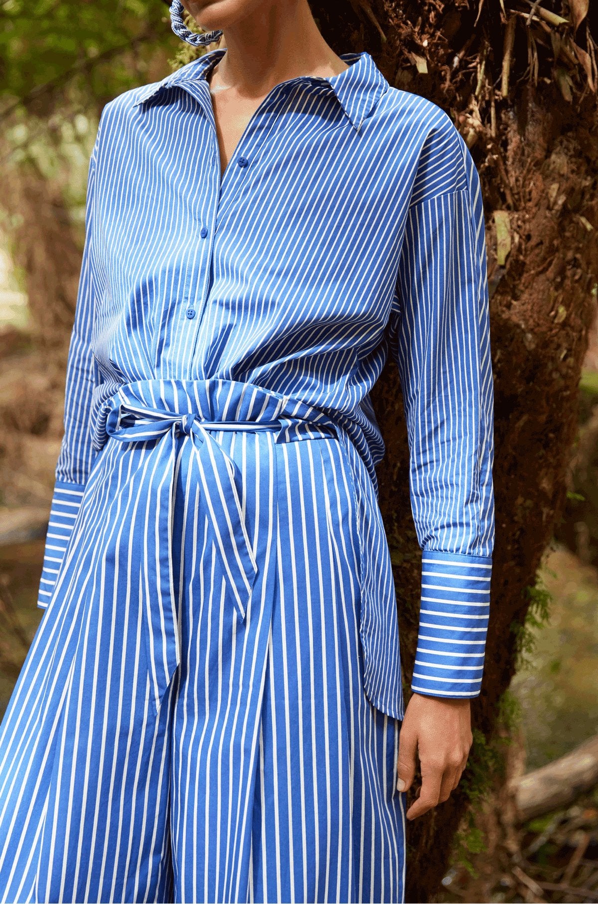 Paperbag Stripe Pant‌