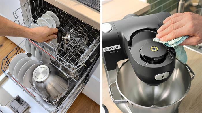 BOSCH - Kitchen machine MUMS6ZS34-Black,Stainless steel