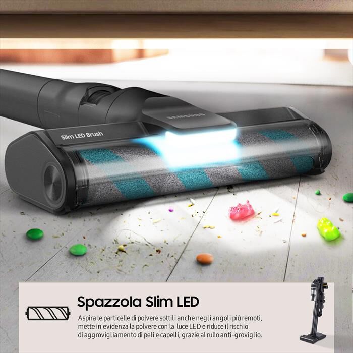 SAMSUNG - Scopa elettrica JET 95 COMPLETE EXTRA VS20C9554TK-SATIN BLACK