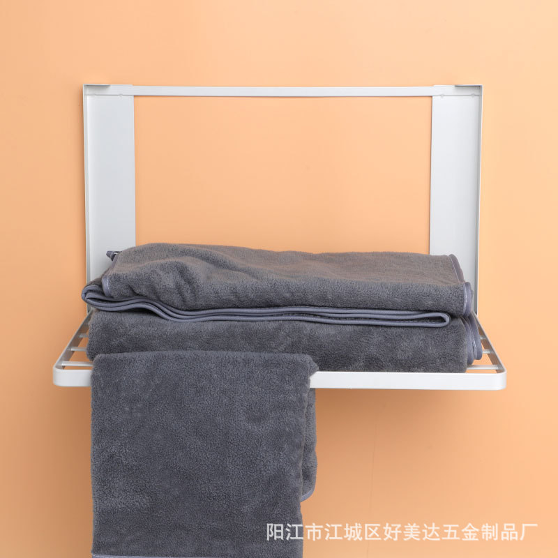 Installation-free Foldable Washing Machine Side Clothes Storage Shelf Refrigerator Fitting Rack Balcony Gap Magnetic Hanger