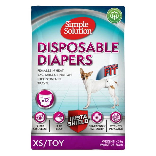 SimpleSolution Disposable hundebleier XXL