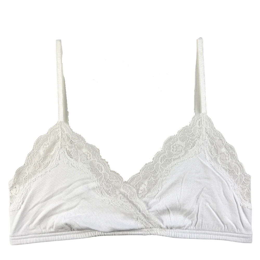 Only Hearts Organic Cotton Wrap Bralette