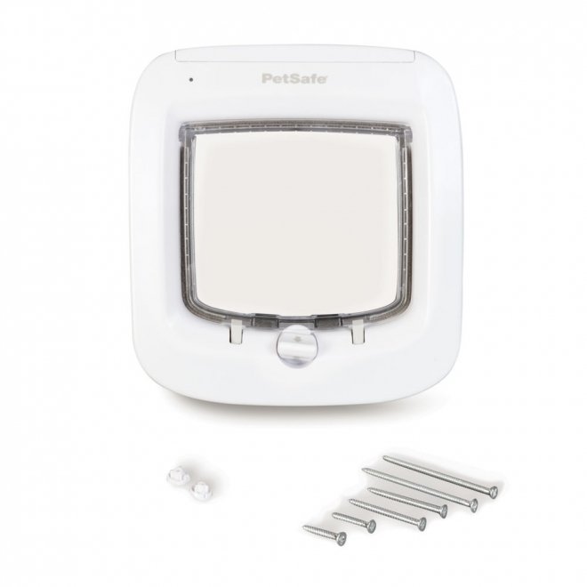 PetSafe Microchip Katteluke hvit