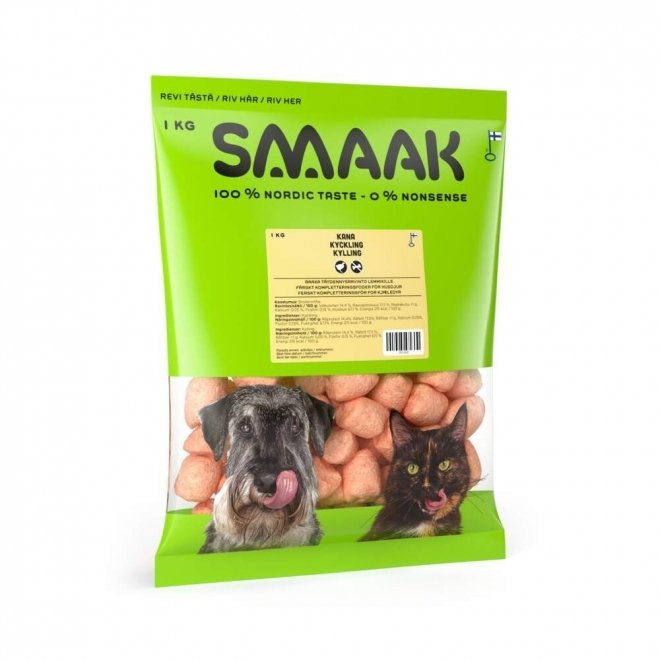 Smaak Raw Complementary Beinfri Kylling 1kg