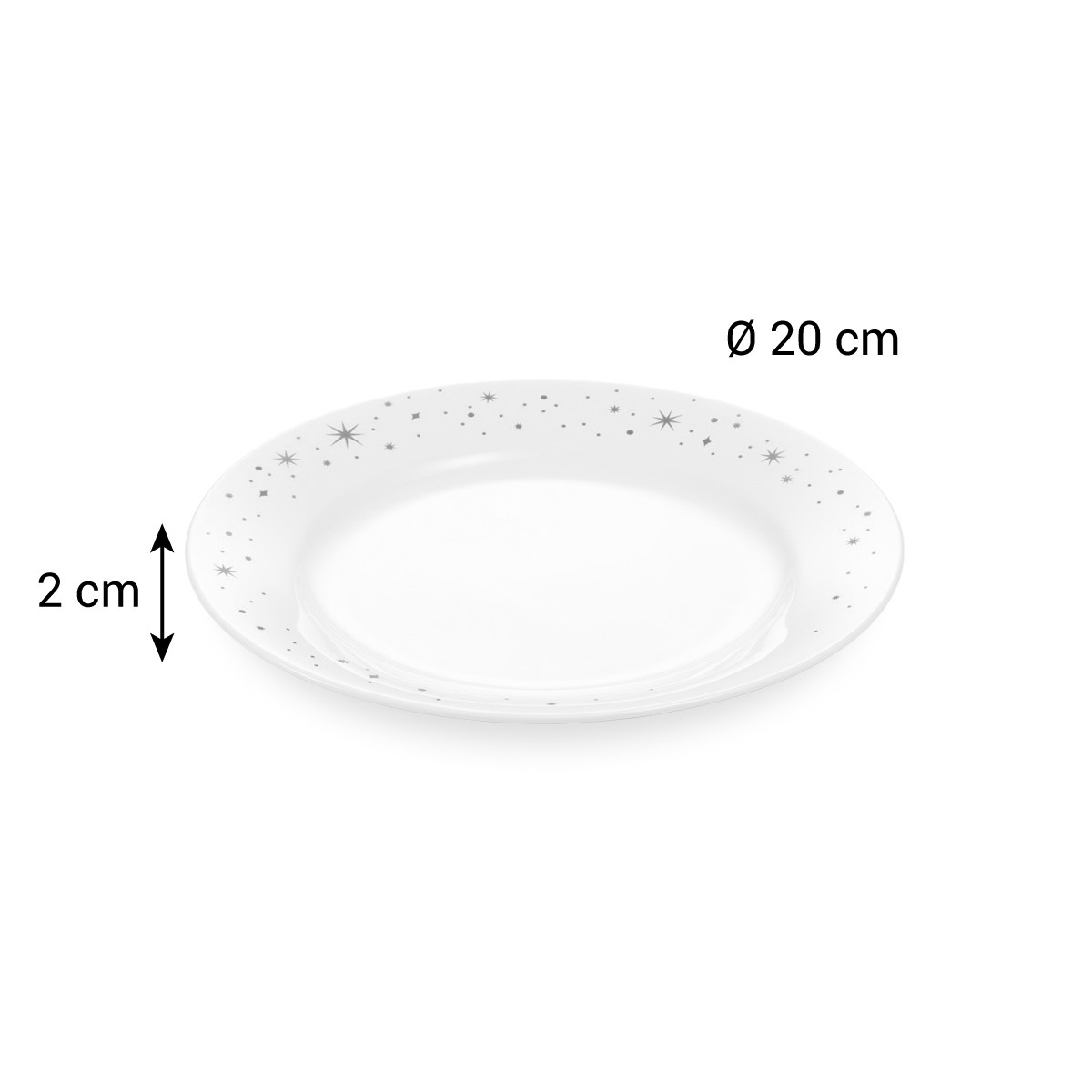 Dezertní talíř GRACIE Stella ø 20 cm