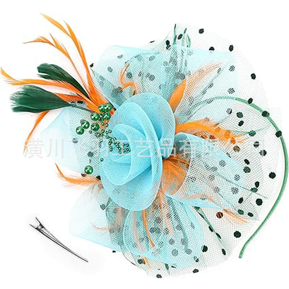 Feather hairband headdress