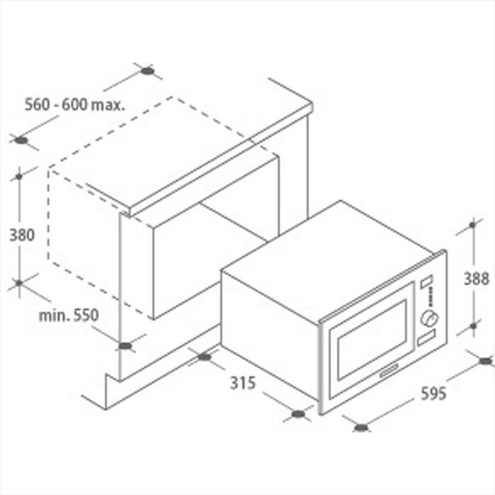 CANDY - MIC25GDFX-Inox