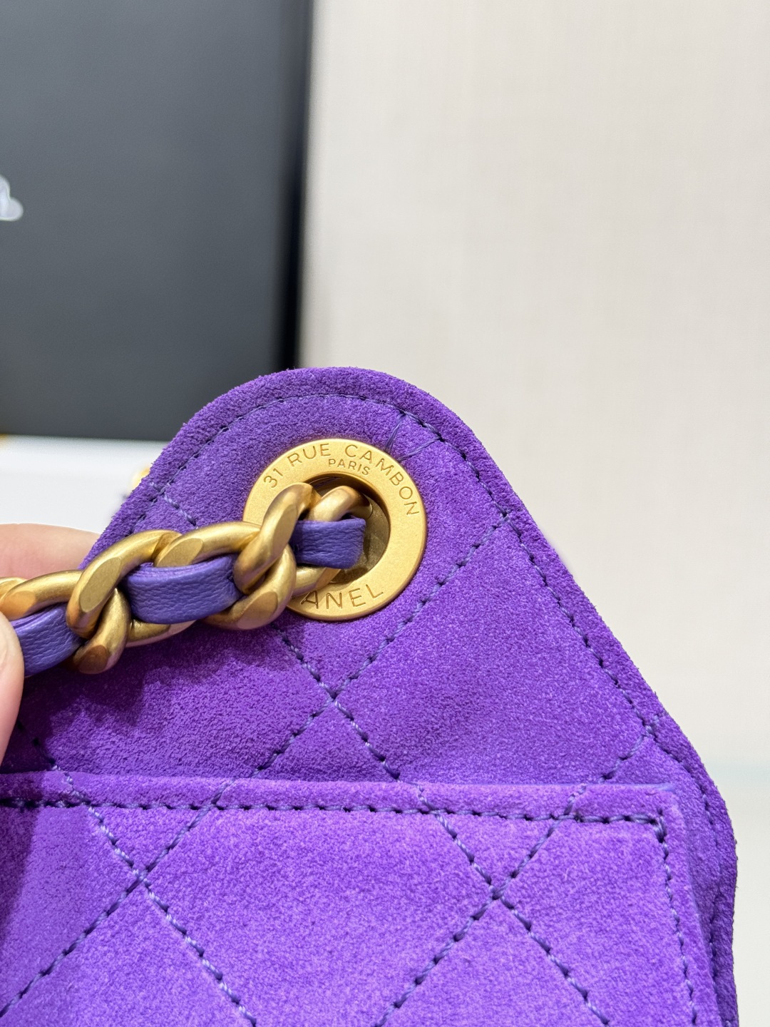 25Bag Mini Drawstring Bag（Violet） - Mocuir