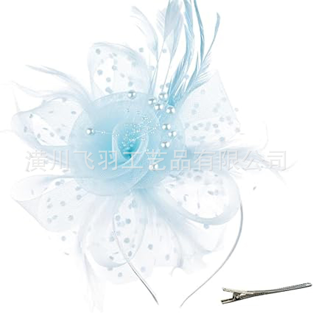 Feather hairband headdress