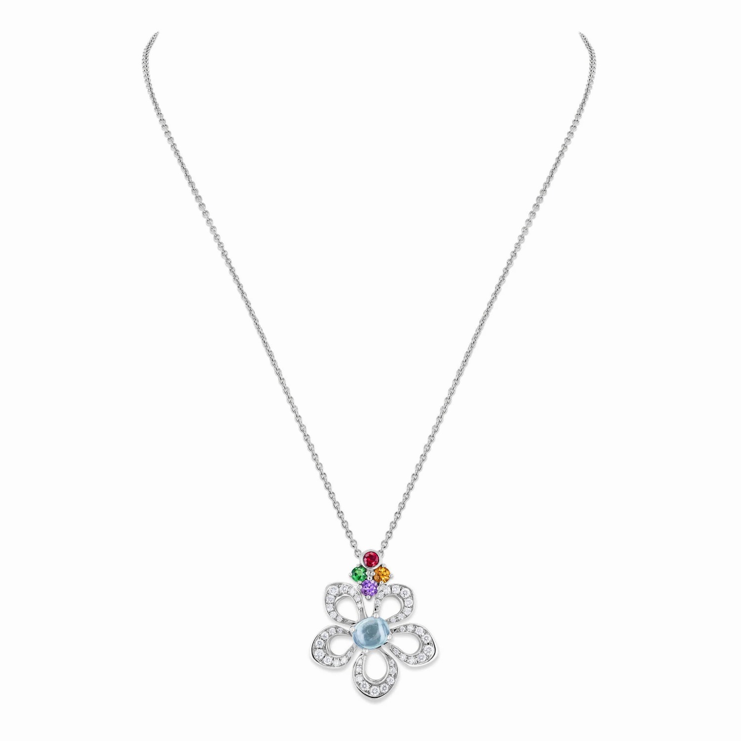 Lily Morning Dew Single Flower Necklace
