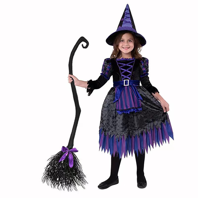 Halloween witch broom decoration