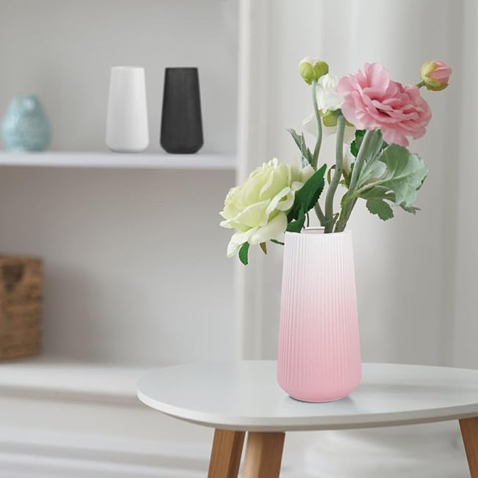 VASEA Cute Flower Vase for Pampas Grass, Home