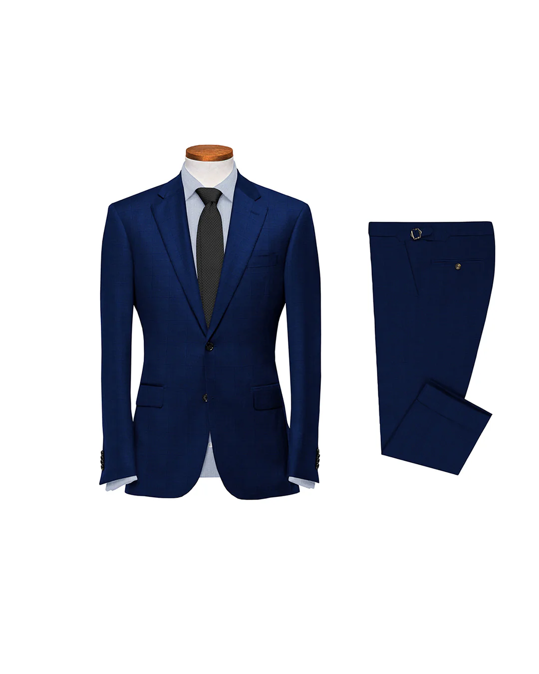 160s Royal-Blue Prince of Wales Checks Suit
