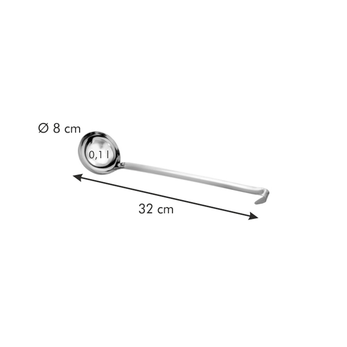 Naběračka GrandCHEF ø 8 cm, 0,1 l
