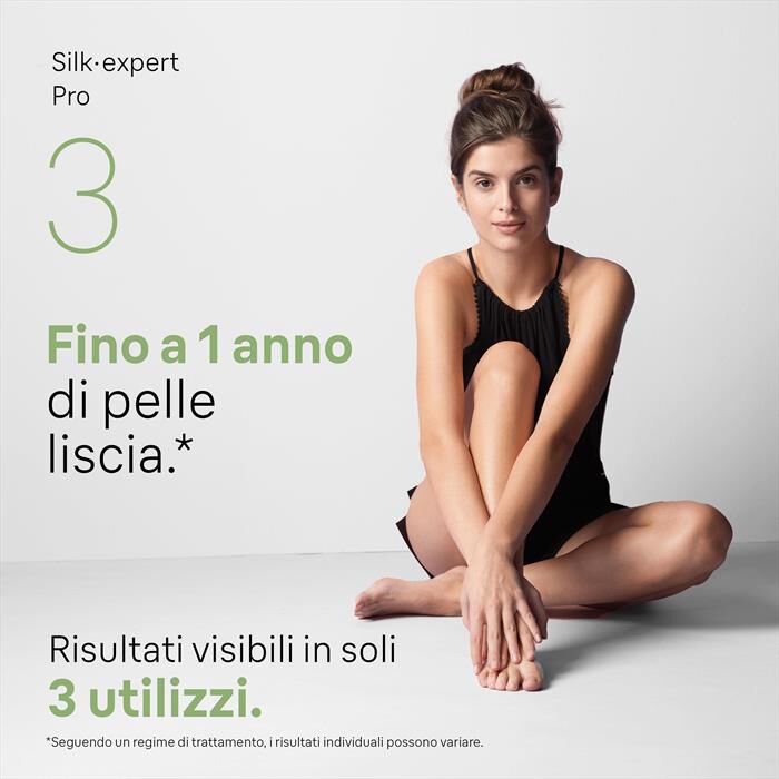 BRAUN - Epilatore LUCE PULSATA PL3020-BIANCO/GRIGIO