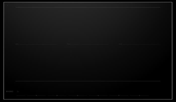 ASKO - Piano cottura induzione HID 956 GC 90,4 cm-Vetro nero