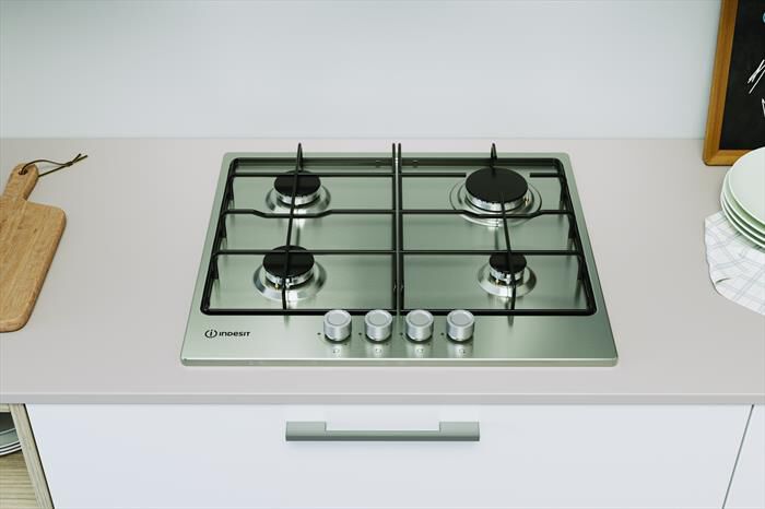 INDESIT - Piano cottura a gas THP 642 IX/I 1 58 cm